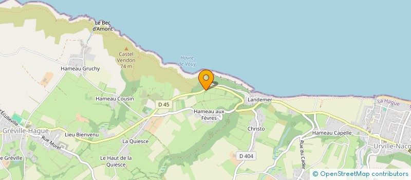 localisation de l'entreprise LA RUCHE  LA HAGUE