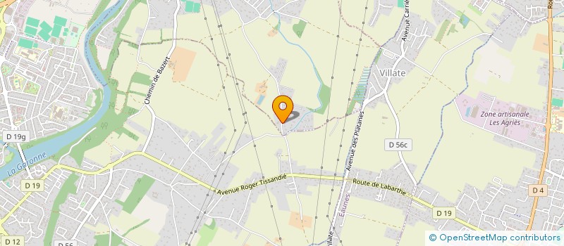 localisation de l'entreprise LA RUCHE  MURET