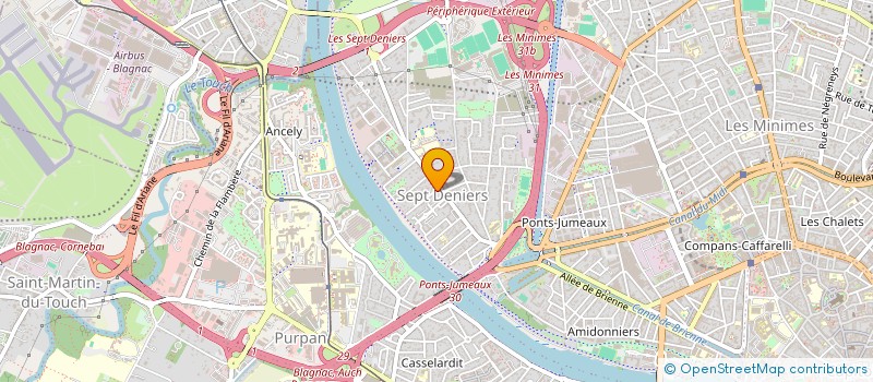 localisation de l'entreprise LA RUCHE  TOULOUSE