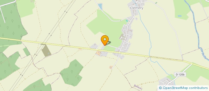 localisation de l'entreprise LA RUCHE  CLEMERY