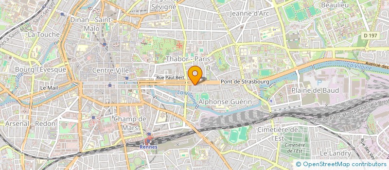 localisation de l'entreprise LA RUCHE  RENNES