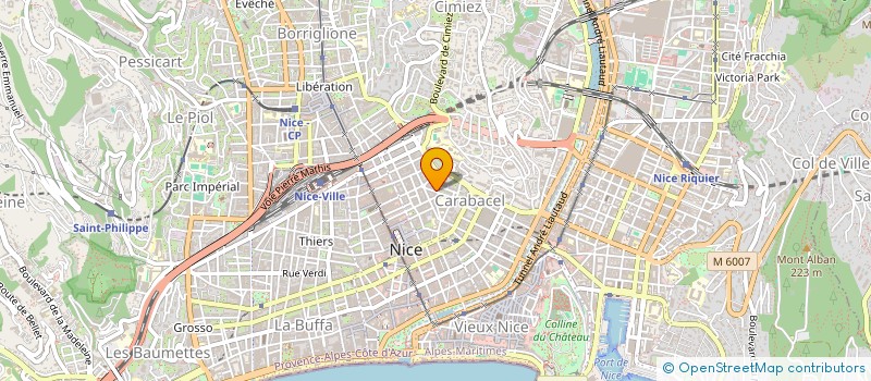 localisation de l'entreprise LA RUCHE  NICE