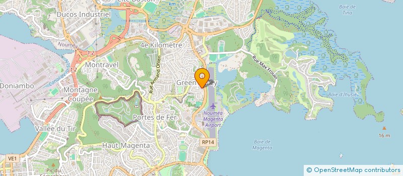 localisation de l'entreprise LA RUCHE  NOUMEA