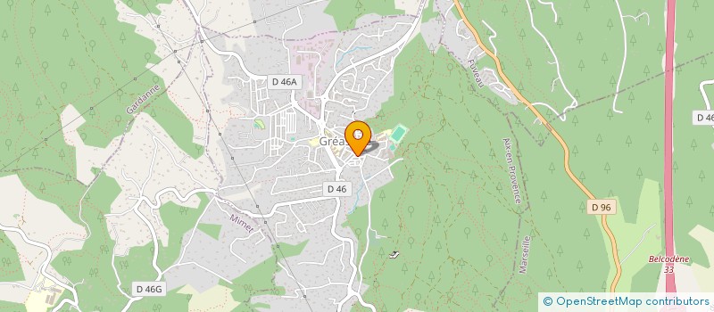 localisation de l'entreprise LA RUCHE A PAINS  GREASQUE