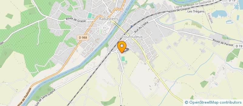 localisation de l'entreprise LA RUCHE : ACCOMPAGNEMENT ET FORMATION à COUFOULEUX