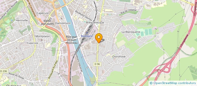 localisation de l'entreprise LA RUCHE AUX MEUBLES à BOULOGNE-SUR-MER