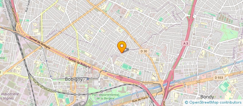 localisation de l'entreprise LA RUCHE BEE GOOD  BOBIGNY