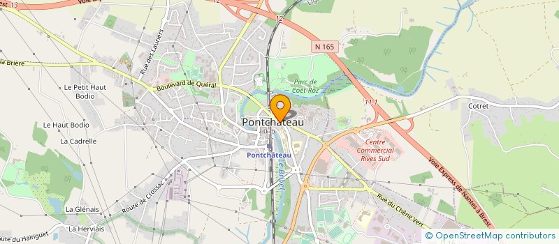 localisation de l'entreprise LA RUCHE BLEUE à PONTCHATEAU