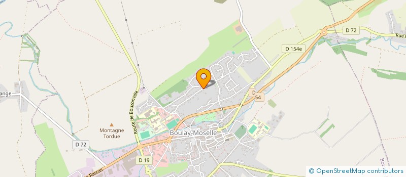 localisation de l'entreprise LA RUCHE BOULAGEOISE  BOULAY-MOSELLE