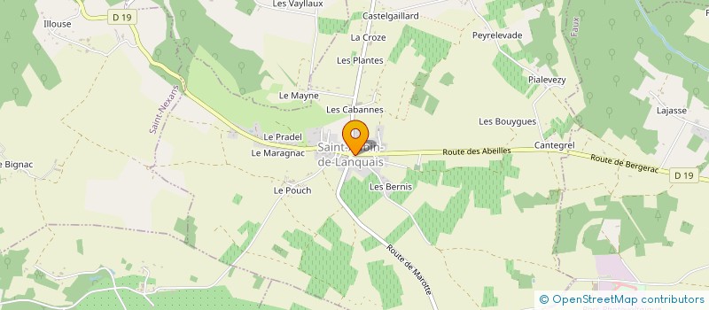 localisation de l'entreprise LA RUCHE CONCIERGERIE  SAINT-AUBIN-DE-LANQUAIS