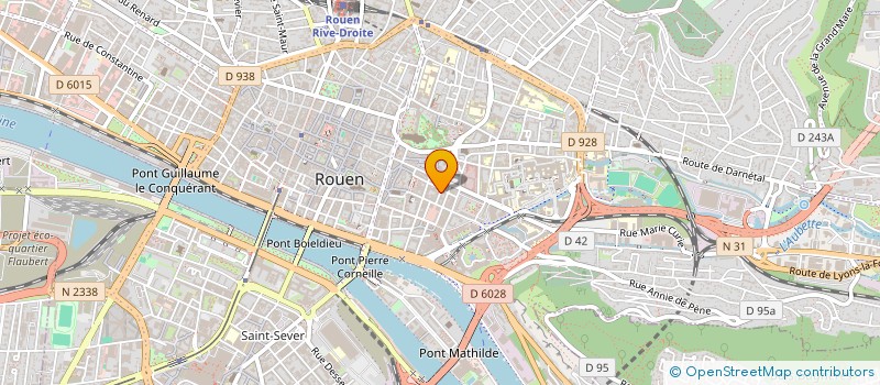 localisation de l'entreprise LA RUCHE DE DORO à ROUEN