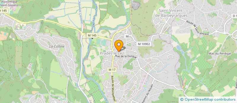 localisation de l'entreprise LA RUCHE DE PRADES à PRADES-LE-LEZ