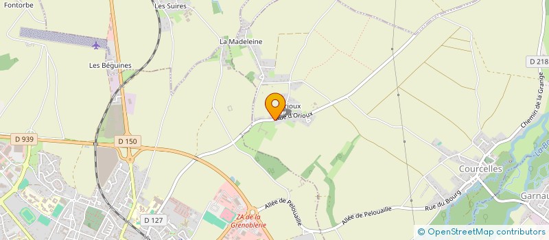 localisation de l'entreprise LA RUCHE DE ST JEAN D'Y. à COURCELLES