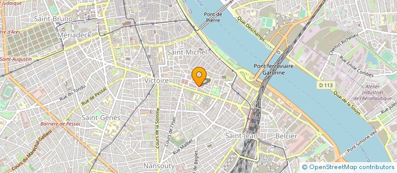 localisation de l'entreprise LA RUCHE DES GOURMETS à BORDEAUX