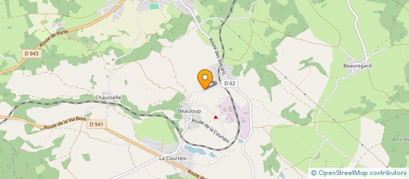 localisation de l'entreprise LA RUCHE DES PUYS  SAINT-OURS