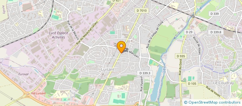localisation de l'entreprise LA RUCHE ET CIE à LUISANT