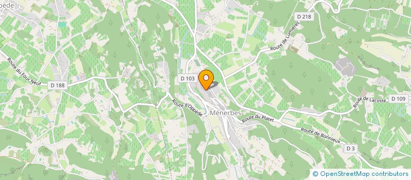 localisation de l'entreprise LA RUCHE - FERME ECOLE DE PERMACULTURE A MENERBES  MENERBES