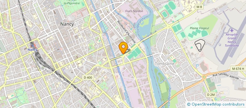 localisation de l'entreprise LA RUCHE - GROUPE ALTERNANCE  NANCY