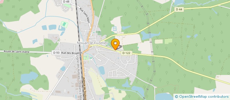 localisation de l'entreprise LA RUCHE SPORTIVE DE NOUAN LE FUZELIER  NOUAN-LE-FUZELIER