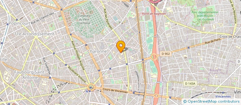 localisation de l'entreprise LA RUCHE STUDIO  PARIS