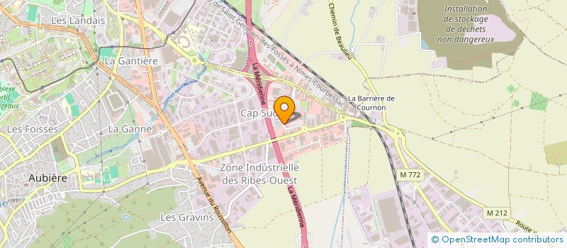 localisation de l'entreprise LA RUCHE TRIANON à AUBIERE