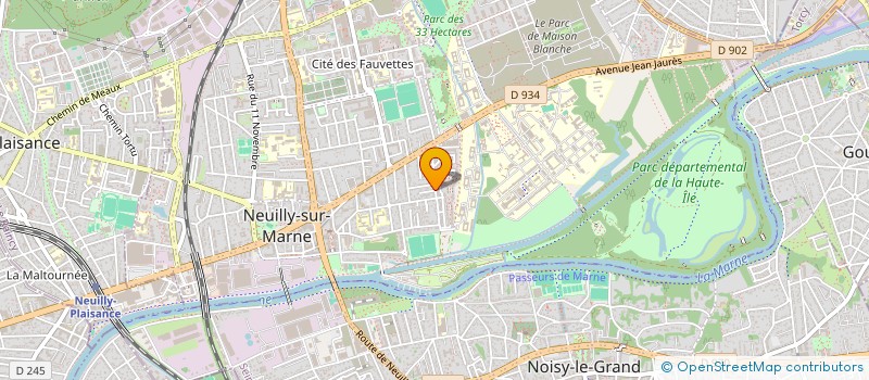 localisation de l'entreprise LA RUE DU JAZZ  NEUILLY-SUR-MARNE