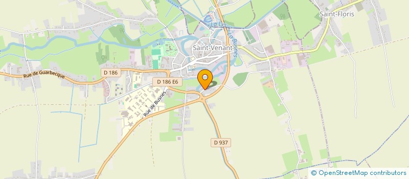 localisation de l'entreprise LA RUE DU MARAIS  SAINT-VENANT