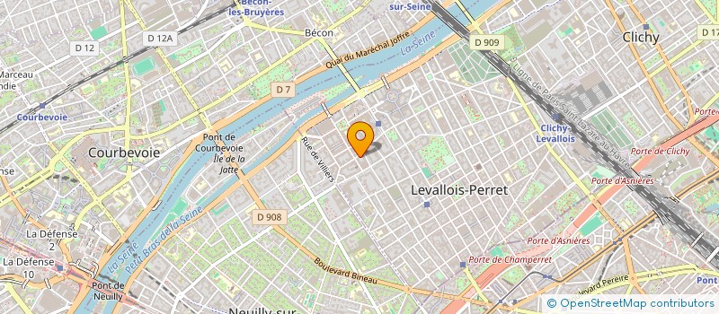 localisation de l'entreprise LA RUE EST A NOUS à LEVALLOIS-PERRET