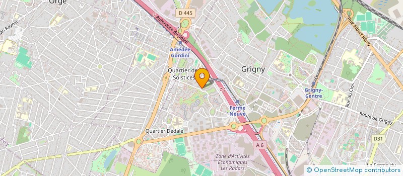 localisation de l'entreprise LA RUE IMPACT à GRIGNY