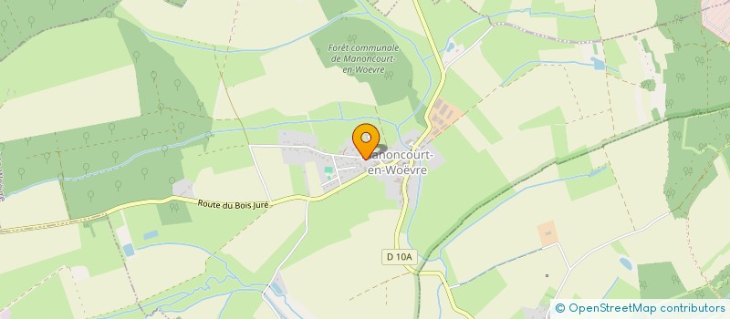 localisation de l'entreprise LA RUE MICHEL  MANONCOURT-EN-WOEVRE