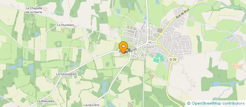 localisation de l'entreprise LA RUEE ET COMPAGNIE  GUIGNEN