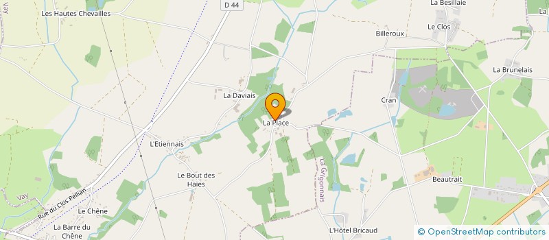 localisation de l'entreprise LA RUEE VERS L'ORGE à VAY