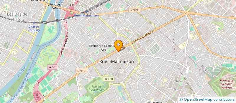localisation de l'entreprise LA RUEILLOISE à RUEIL-MALMAISON