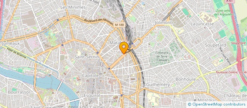 localisation de l'entreprise LA RUELLE à TOULOUSE