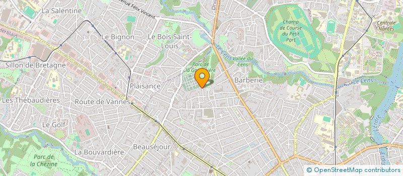 localisation de l'entreprise LA RUHR BEROT à NANTES