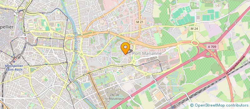 localisation de l'entreprise LA RUINE à MONTPELLIER