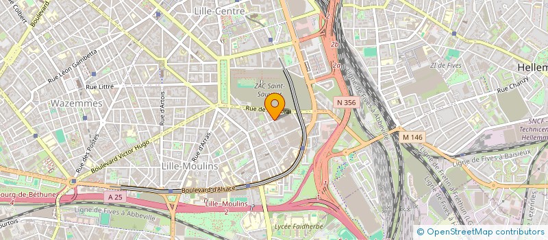 localisation de l'entreprise LA RUMEUR à LILLE