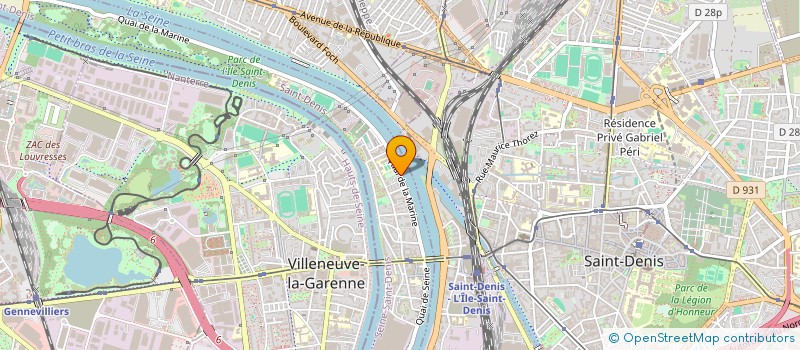 localisation de l'entreprise LA RUMINANTE  L'ILE-SAINT-DENIS