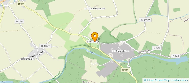 localisation de l'entreprise LA RURALE à CHAMPROND-EN-GATINE
