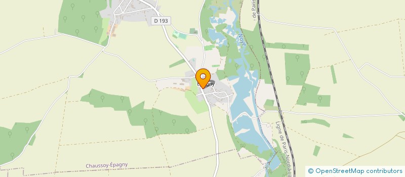 localisation de l'entreprise LA RURALITHEQUE DU PLATEAU DE LA NOYE  CHAUSSOY-EPAGNY