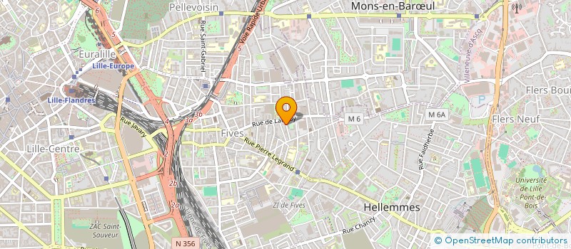 localisation de l'entreprise LA RUSE  LILLE