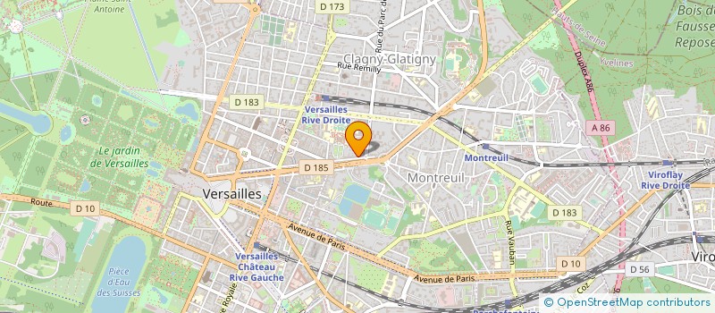 localisation de l'entreprise LA RUSSA à VERSAILLES
