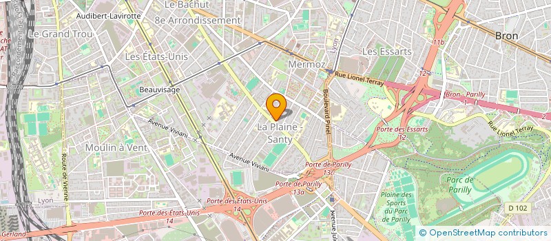 localisation de l'entreprise LA RUSTICA  LYON