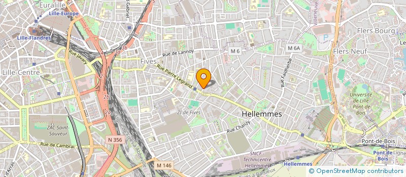 localisation de l'entreprise LA RUSTINE à LILLE
