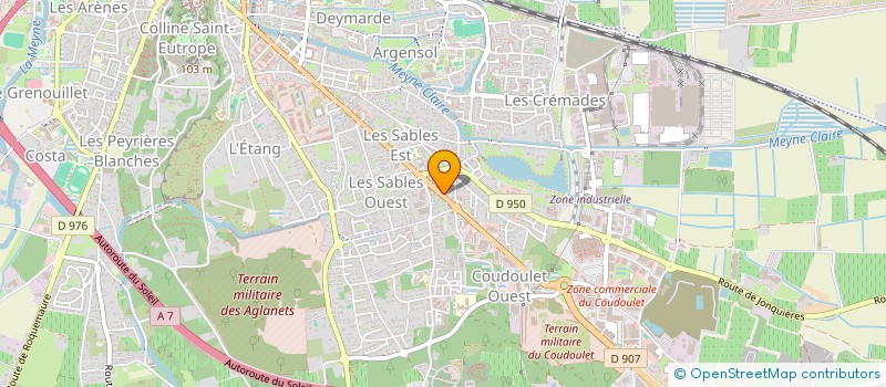 localisation de l'entreprise LA RUSTINE  ORANGE