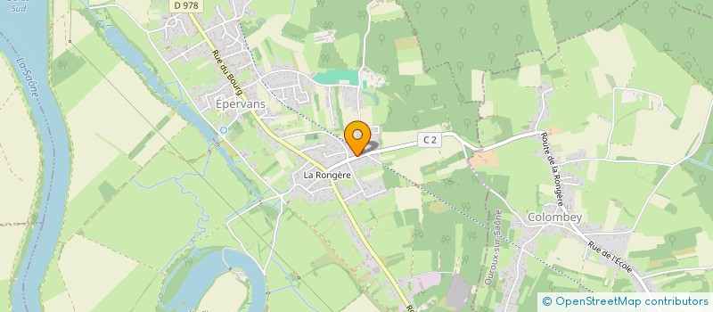 localisation de l'entreprise LA RUSTINE  EPERVANS