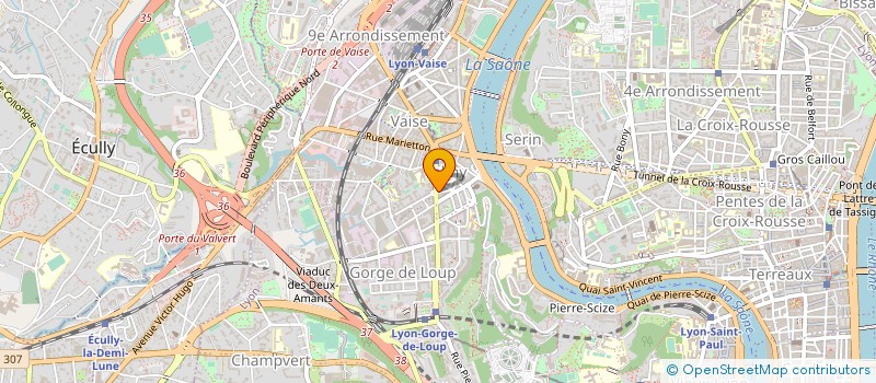 localisation de l'entreprise LA RUSTIQUE  LYON