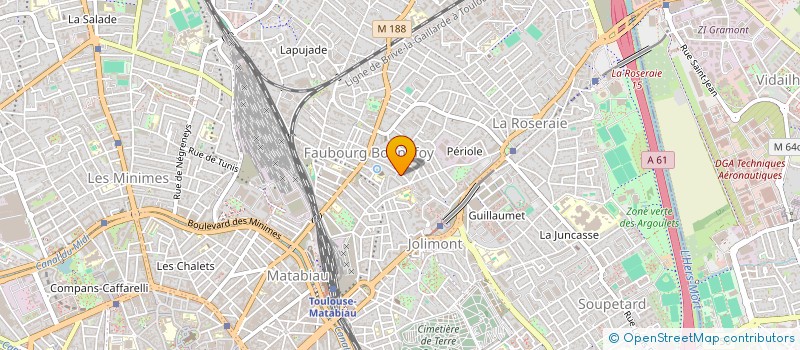 localisation de l'entreprise LA RUTA  TOULOUSE