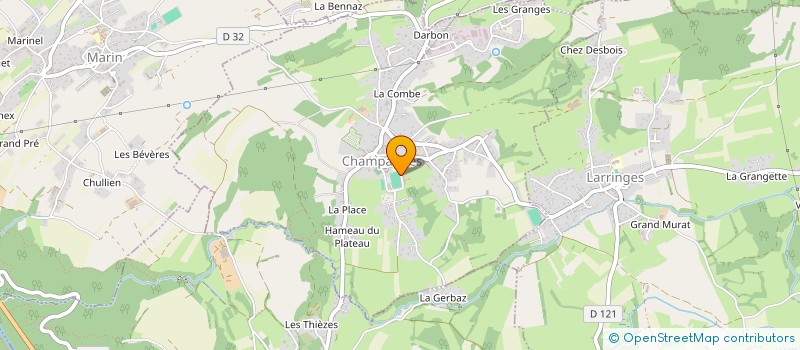 localisation de l'entreprise LA S'BROILLE  LUGRIN