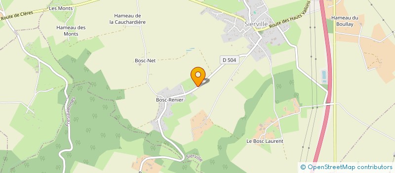 localisation de l'entreprise LA SAANAISE  SIERVILLE